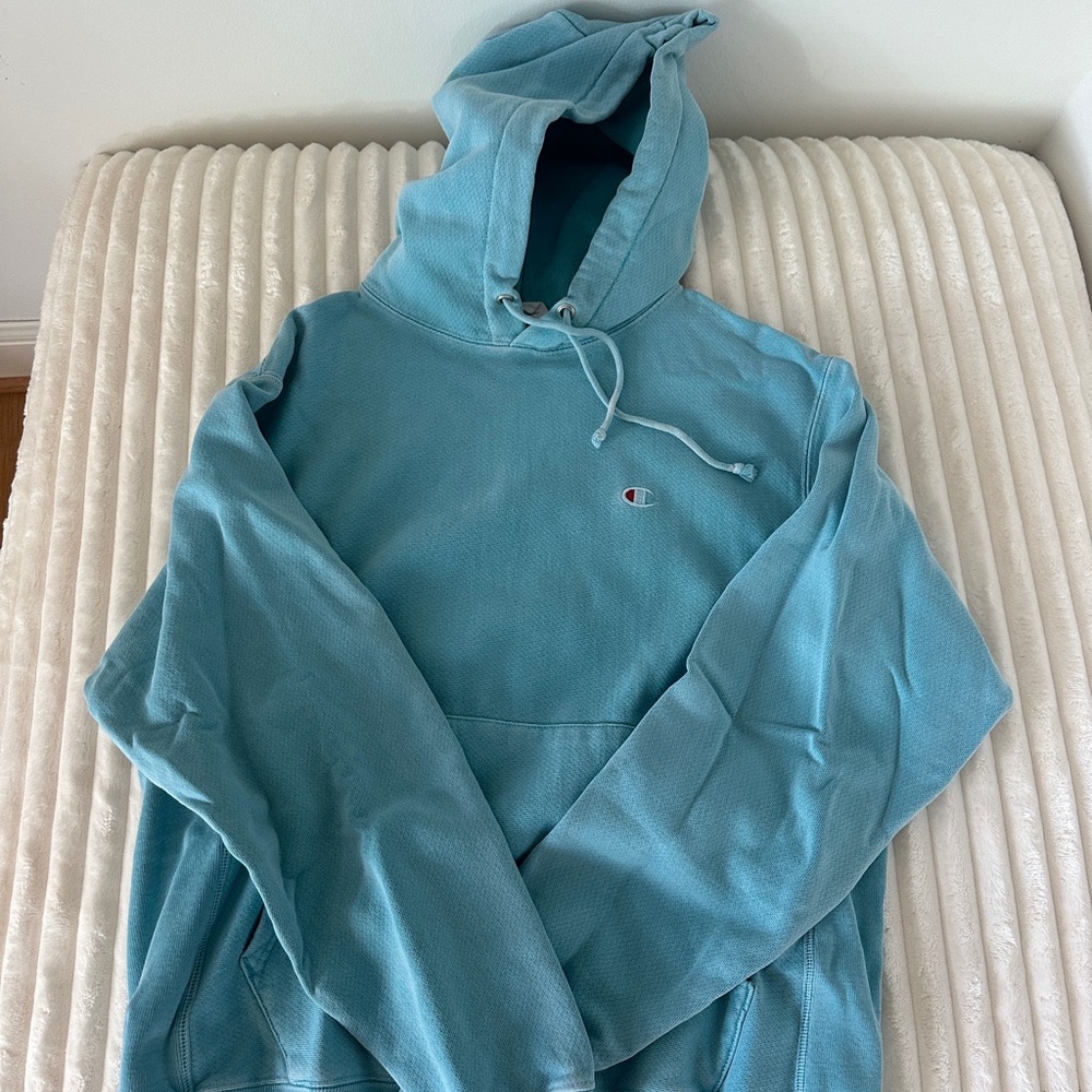 Champion Teal Pullover Hoodie